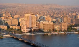 Le Caire et son fleuve, le Nil.